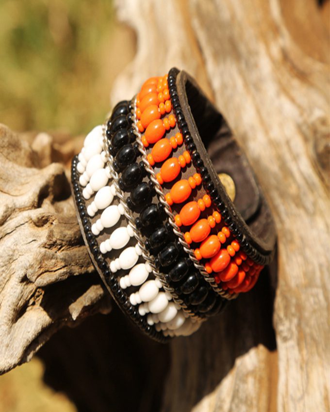 Big-bead-wide-leather-bracelet-new