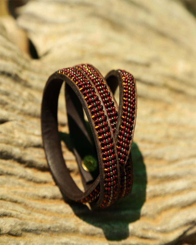 Triple-leather-popper-wrap-bracelet-brown-1-new
