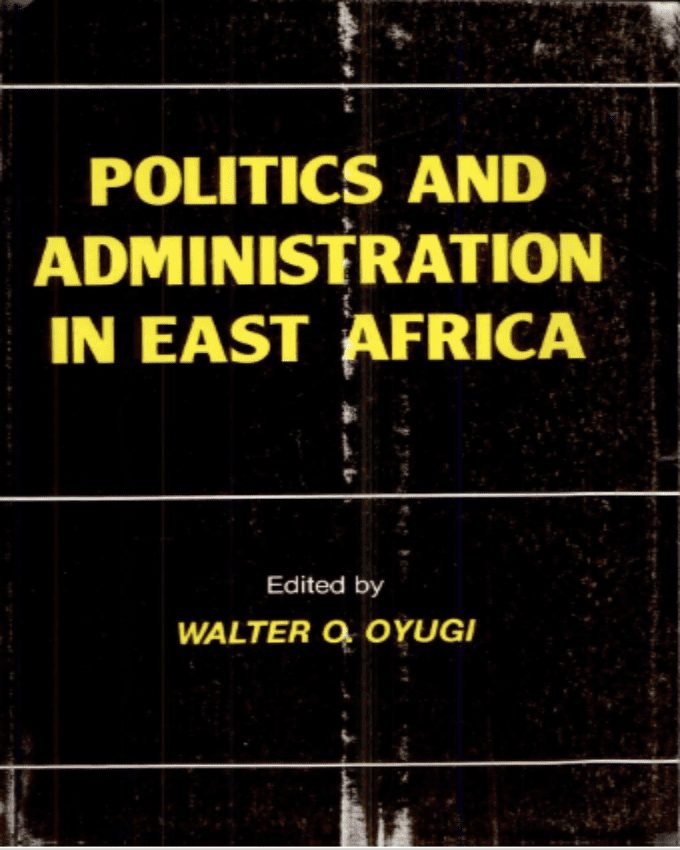 politics-and-administration-in-east-africa-by-W
