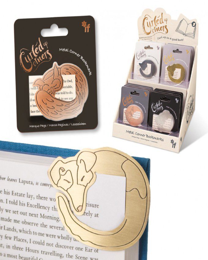CURLED UP CORNERS BOOKMARKS