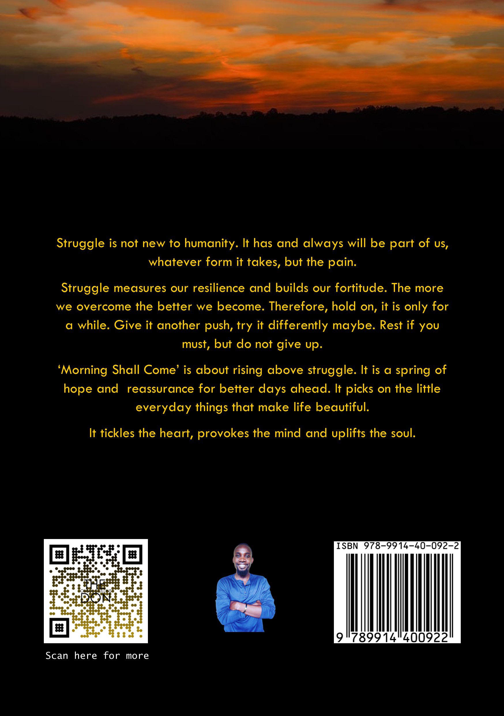 Back Cover. Morning Shall Come