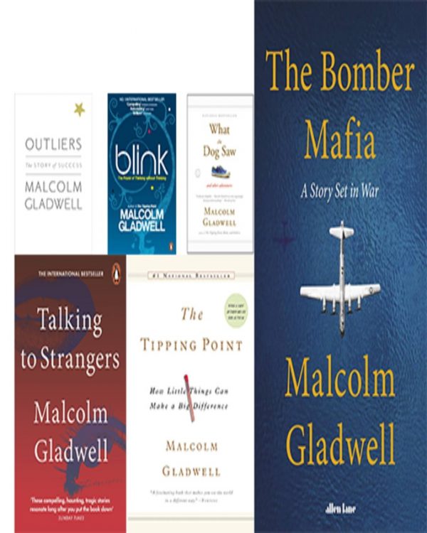 Malcolm Gladwell Collection 6 Books The Tipping Point What The Dog Saw Blink Talking To Strangers Outliers And The Bomber Mafia Nuria Store