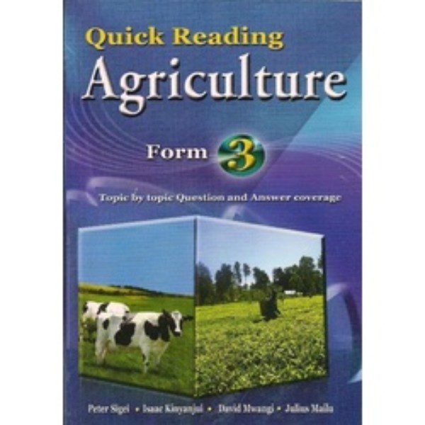 Quick Reading Agriculture Form 3 - Nuria Store