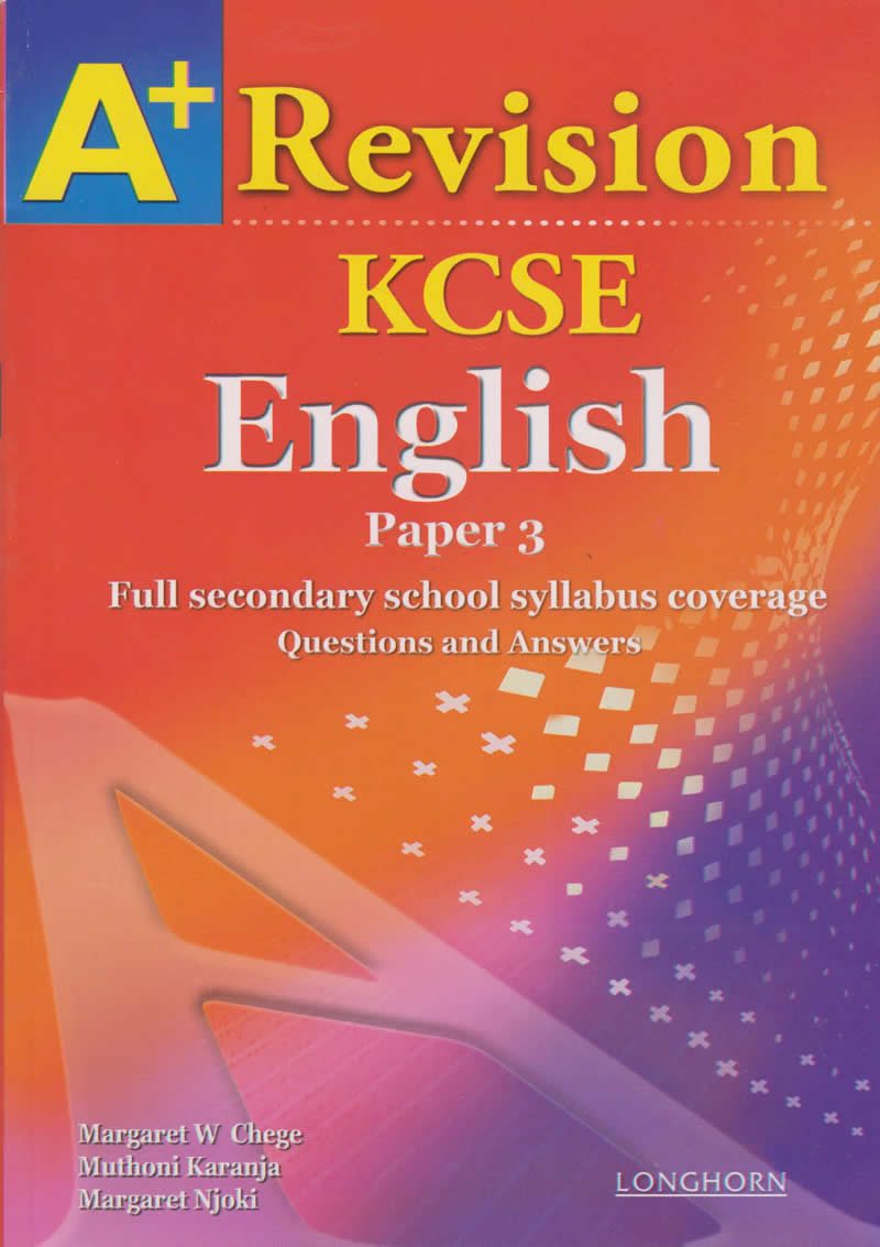 kcse english paper 3 essays