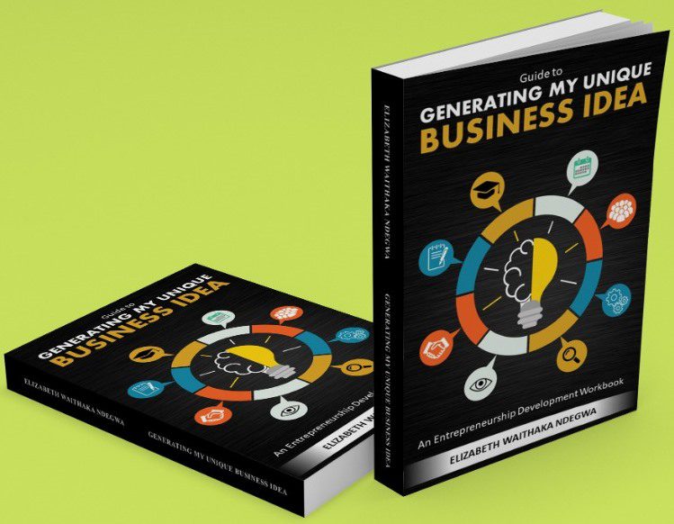 Cover Mock up for business idea guide book
