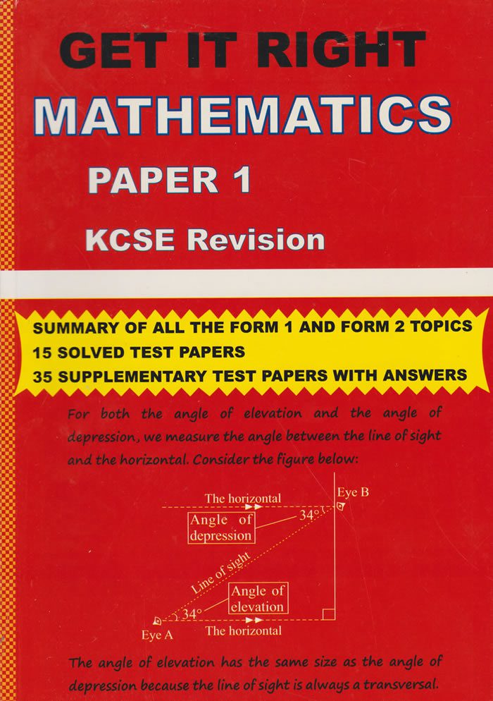 get it right mathematics practical kcse revision