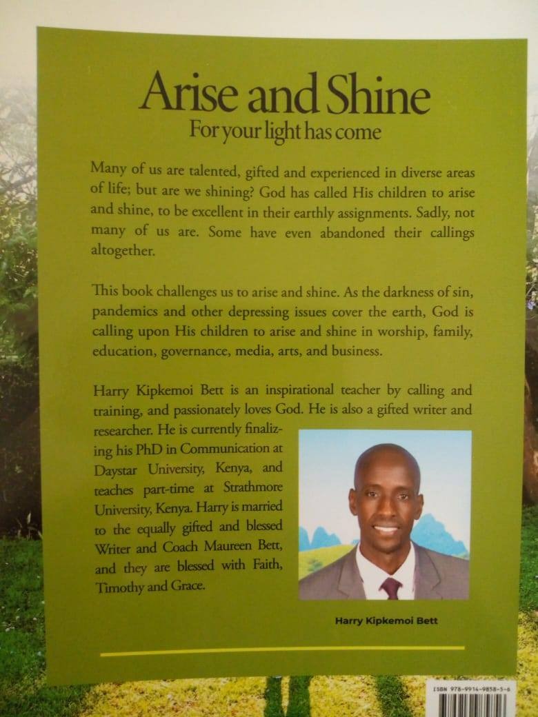 back cover arise and shine