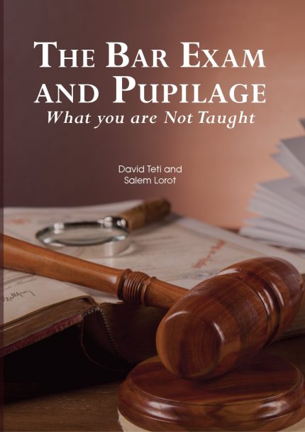 The Bar Exam and Pupilage: What You Are Not Taught by David Teti and Salem Lorot